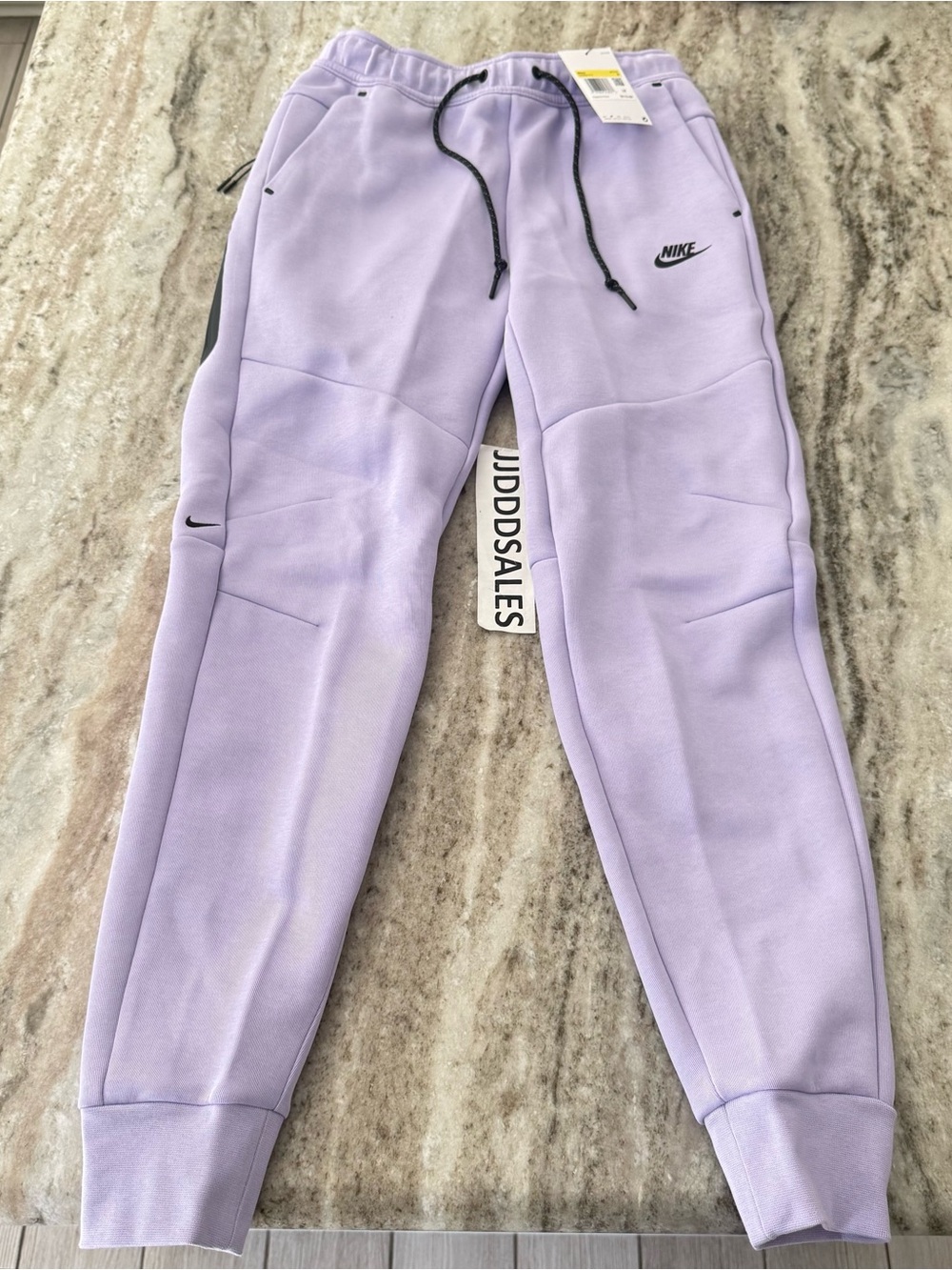 Nike Sportswear Tech Fleece Joggers Pants Hydrangeas Black HV0959-515 Men’s Sz S